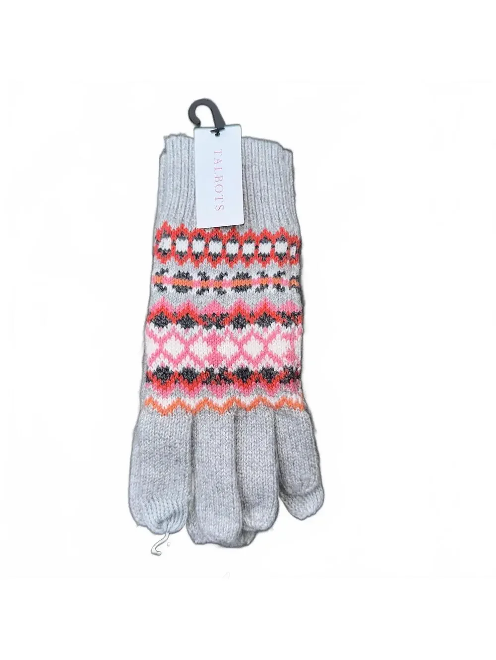 TALBOTS FAIR ISLE TOUCH GLOVES NWT